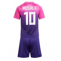 Fotbalové Dres Německo Jamal Musiala #10 Dětské Venkovní ME 2024 Krátký Rukáv (+ trenýrky)